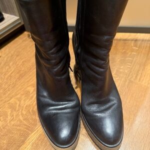 Celine wedges black boots size 39